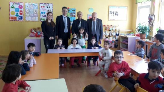 İl Müdürümüz Sayın Nevzat TÜRKKAN Haki Yener İlkokulu-Ortaokulu Öğretmenleriyle Biraraya Gelerek Motivasyon Toplantısı Yaptı ve Anasınıfını Ziyaret Etti.
