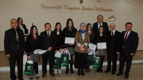 İl Müdürümüz Sayın Nevzat TÜRKKAN 1-7 Mart Yeşilay Haftası Ödül Törenine Katıldı.