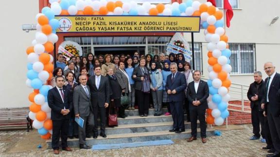 Fatsa İlçemize Yapılan 100 Kişilik Öğrenci Yurdu (ÇYDD) Milli Eğitim Bakanlığına Devri Yapıldı.