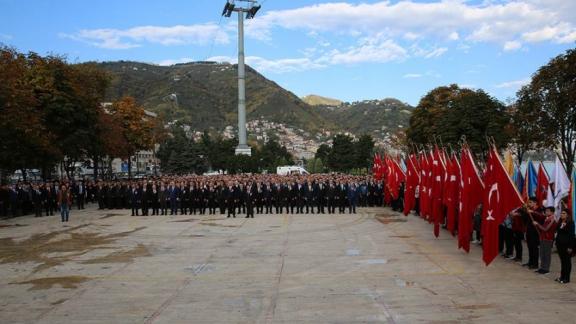 Gazi Mustafa Kemal Atatürk, Ebediyete İntikalinin 78. Yıl Dönümünde Düzenlenen Törenlerle Anıldı.