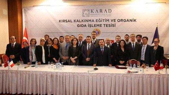 Türkiye’nin İlk Kırsal Kalkınma Eğitim Merkezi ve Organik Gıda İşleme Tesisi Protokolü İmzalandı
