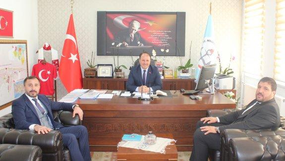 Türkiye Judo Federasyonu Başkanı ile Ordu Büyükşehir Belediyesi Gençlik ve Spor Hizmetleri Dairesi Başkanından İl Millî Eğitim Müdürümüze Ziyaret.