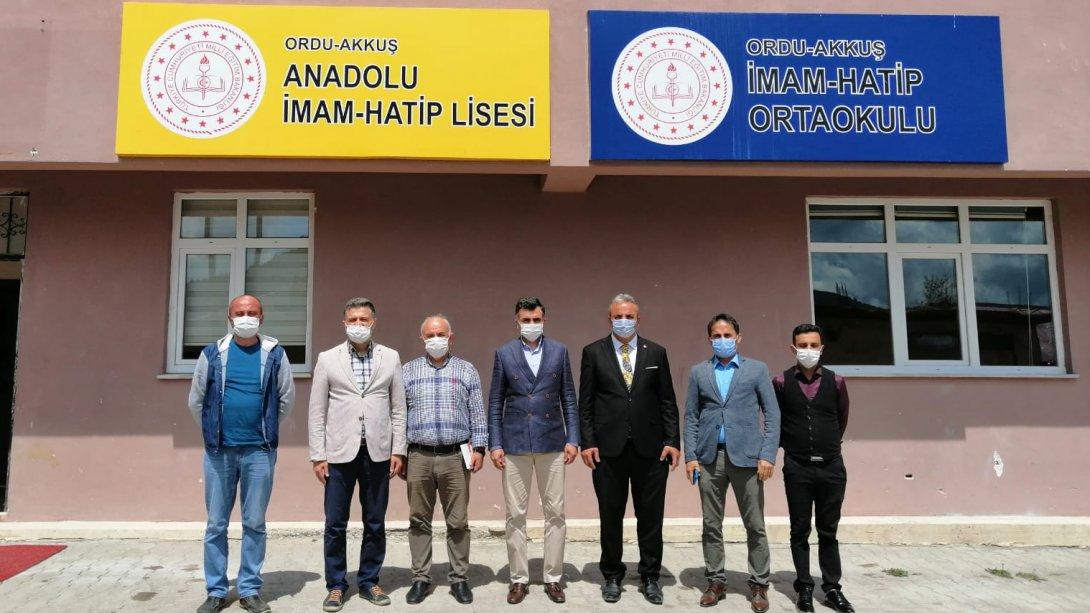 İl Milli Eğitim Müdürümüz Mehmet Fatih VARGELOĞLU, İlçe Ziyaretlerini Akkuş İle Tamamladı