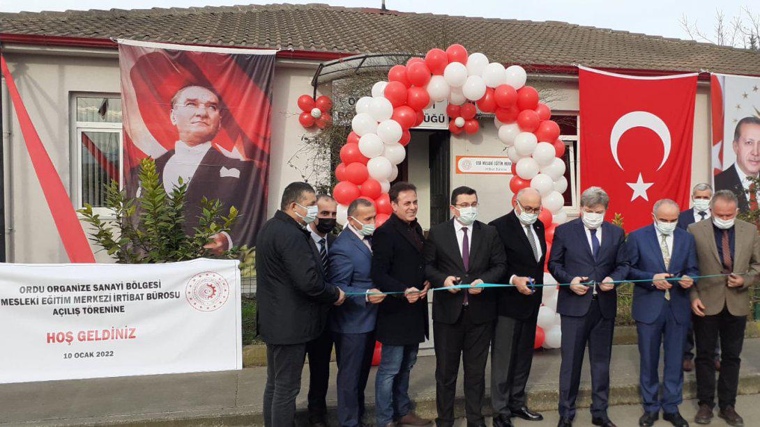 Altınordu ve Fatsa'da Organize Sanayi Bölgesi Mesleki Eğitim Merkezi İrtibat Bürolarımız Açıldı