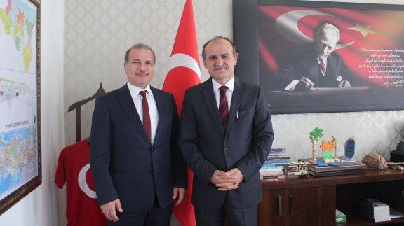 Türk Standardları Enstitüsü Başkanı Sebahittin Korkmaz’dan Millî Eğitim Müdürümüz Dr. Şaban Karataş’a Ziyaret
