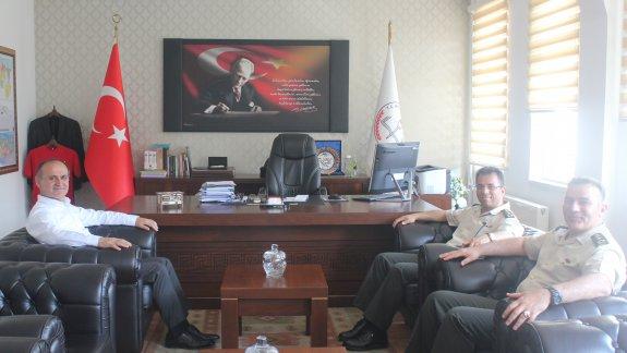 Ordu İl Jandarma Komutanlığı’ndan Millî Eğitim Müdürümüz Dr. Şaban Karataş’a Ziyaret
