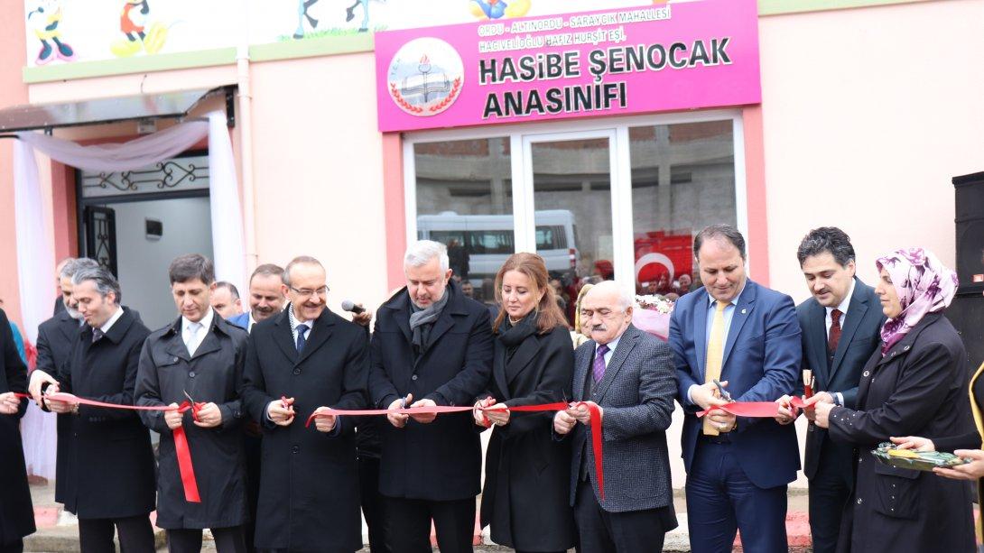 Saraycık Hasibe Şenocak Anasınıfı Düzenlenen Törenle Açıldı