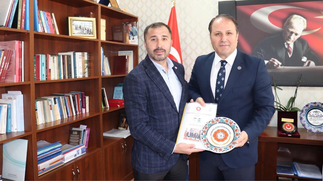 Türkiye Judo Federasyonu'ndan İl Millî Eğitim Müdürümüz Kutlu Tekin BAŞ'a Ziyaret