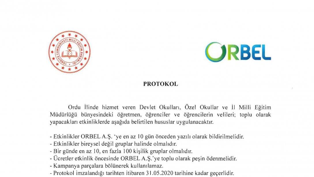 Müdürlüğümüz ile ORBEL A.Ş. Arasında Protokol İmzalandı