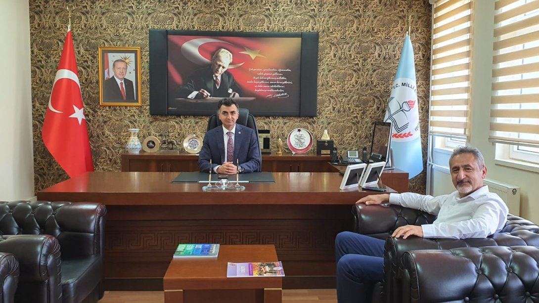 Milletvekilimiz Sayın Mustafa ADIGÜZEL, İl Millî Eğitim Müdürümüz Mehmet Fatih VARGELOĞLU'nu Ziyaret Etti