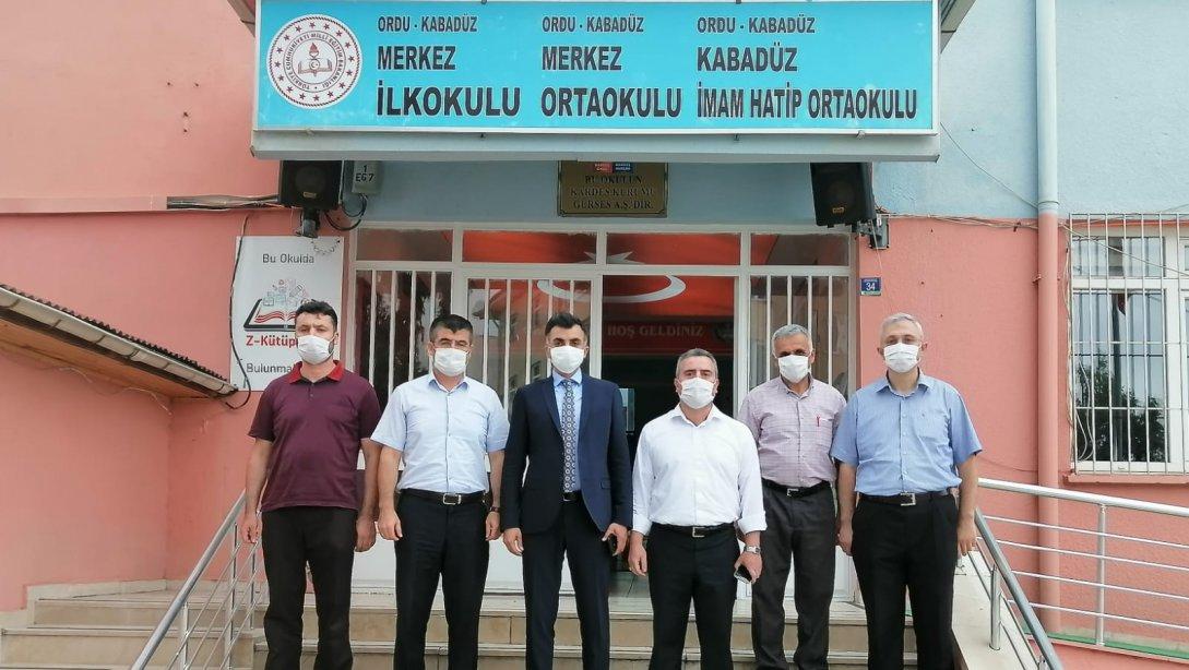 İl Milli Eğitim Müdürümüz Mehmet Fatih VARGELOĞLU, İlçe Ziyaretlerine Kabadüz İle Devam Etti
