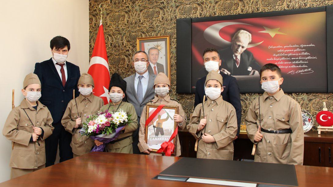 18 Mart Şehitler Günü ve Çanakkale Zaferi'nin 106. Yıldönümü Kapsamında Müdürlüğümüze Ziyaret