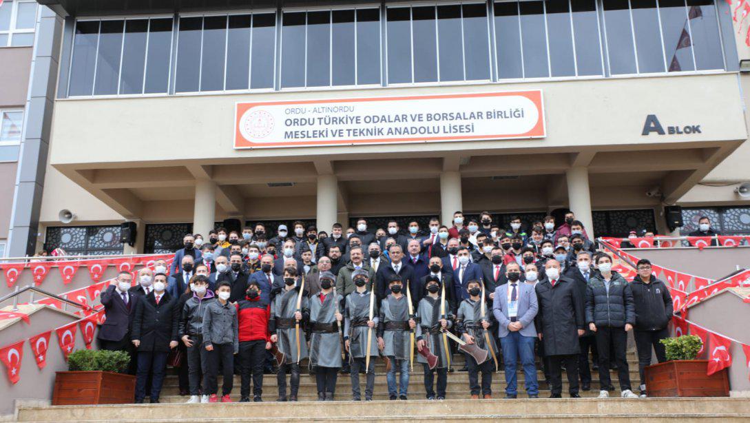 Bakanımız Sayın Mahmut Özer, Ordu TOBB Meslekî ve Teknik Anadolu Lisesi Açılış Törenine Katıldı