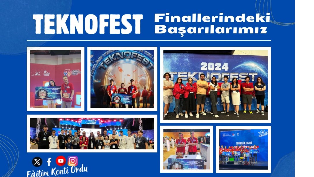 TEKNOFEST Finallerinde Eğitim Kenti Ordu'muzdan Büyük Başarı