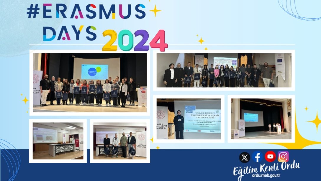 ErasmusDays Yaygınlaştırma Etkinlikleri Gerçekleştirildi