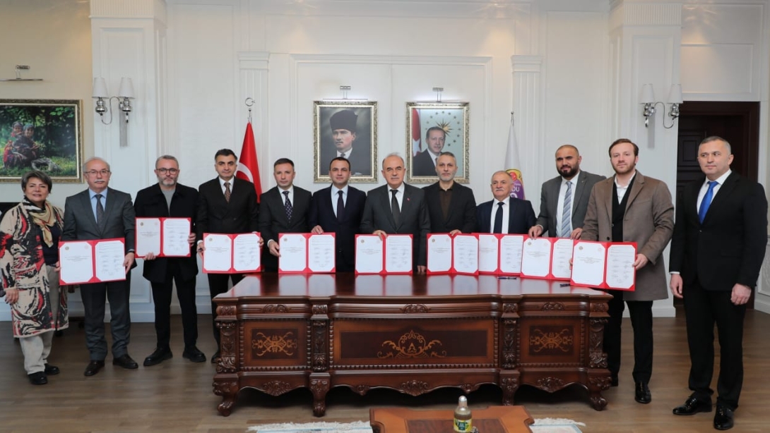 Fatsa Mesleki Eğitim Merkezinde Yapılacak Atölyeler İçin Protokol İmza Töreni Düzenlendi